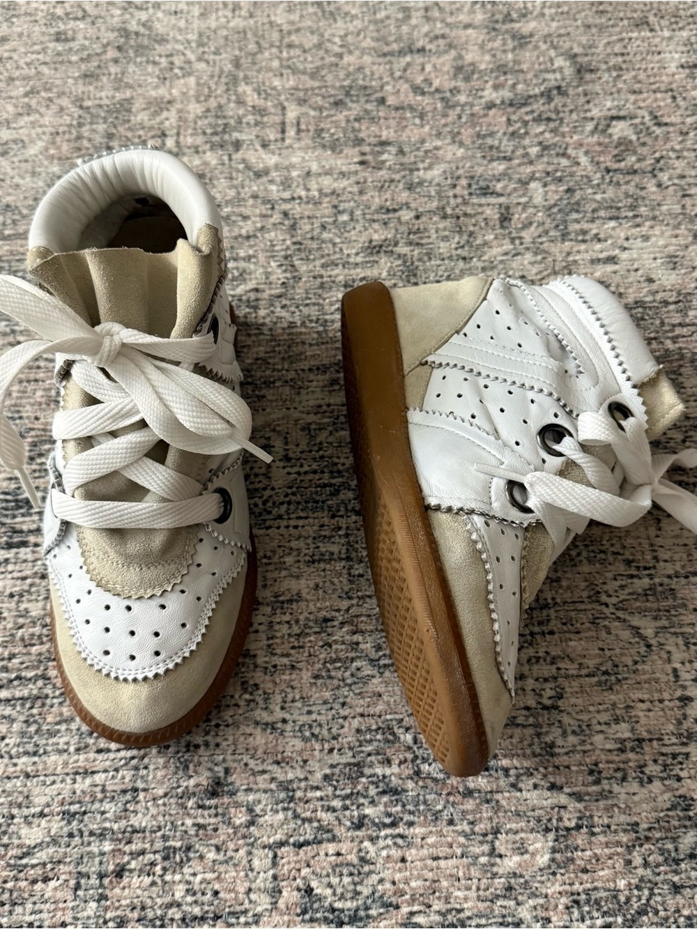 ISABEL MARANT Size 39 Bobby 50 Wedge Sneakers